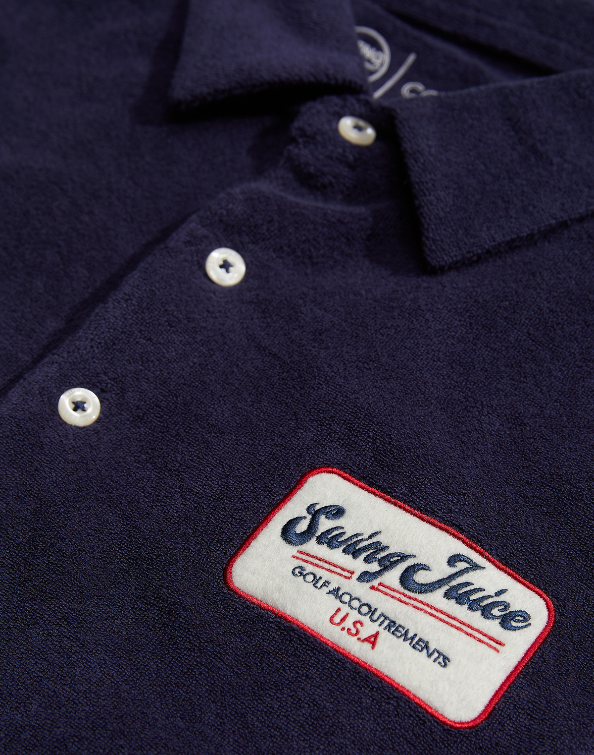 Golf Accoutrements Men's Terry Cloth Polo