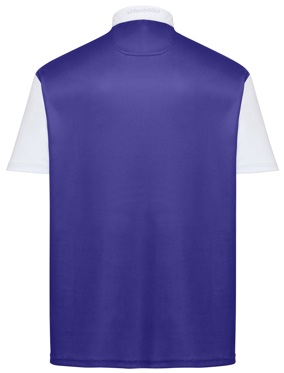 Classic Argyle Mens Golf Polo Shirt - Purple & Orange by ReadyGOLF