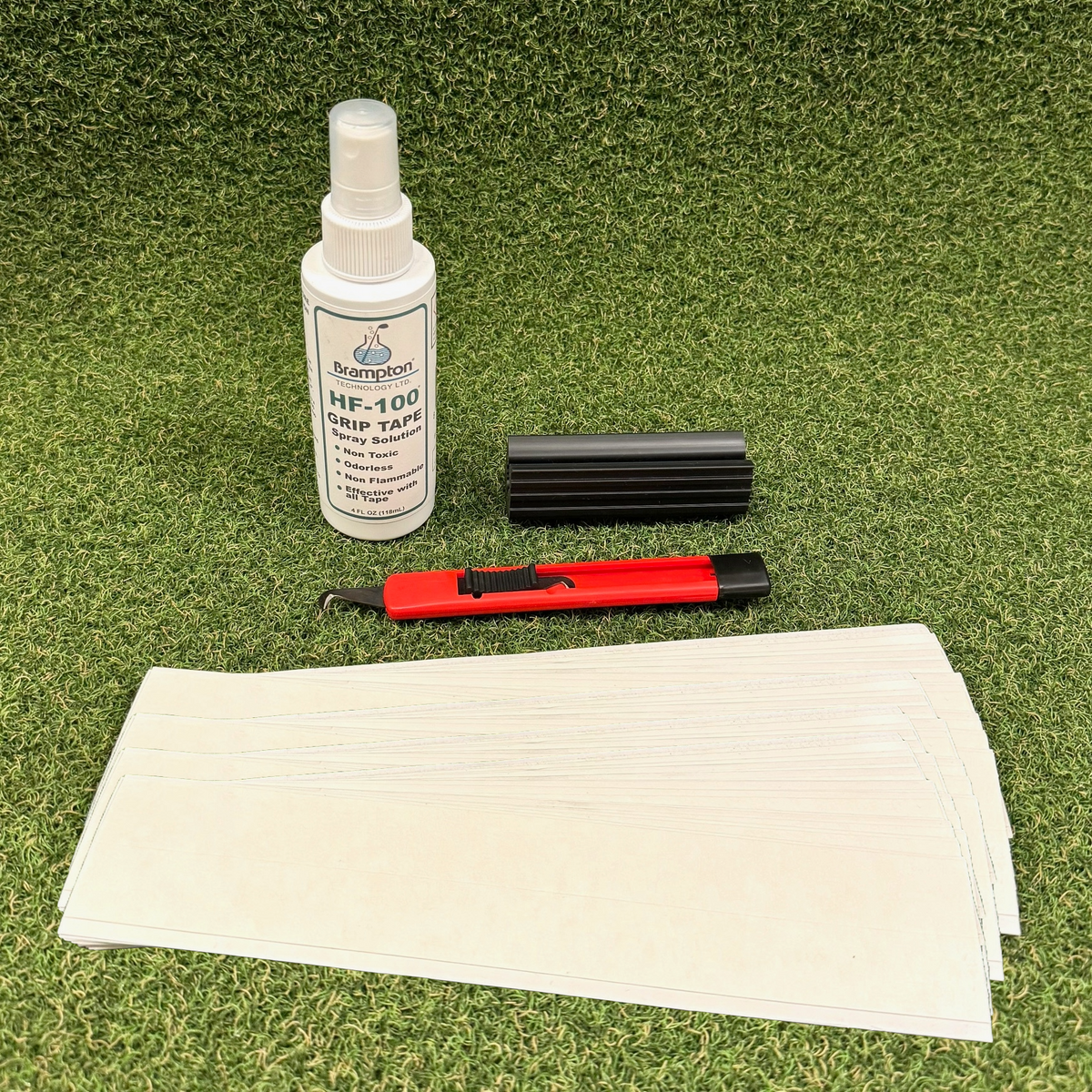 Golf Grip Kit - Tape Strips, 4oz Solvent, Vise Clamp, Hook Blade