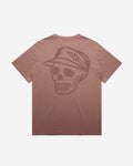 Faded Skull Caddie Tee - Faded Salmon
