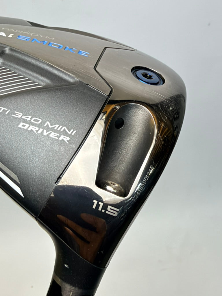 Callaway Paradym Ai Smoke Ti 340 Mini Driver 11.5° Denali Black Stiff