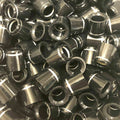 1/2" Wood Ferrules - Black w/ Silver Ring