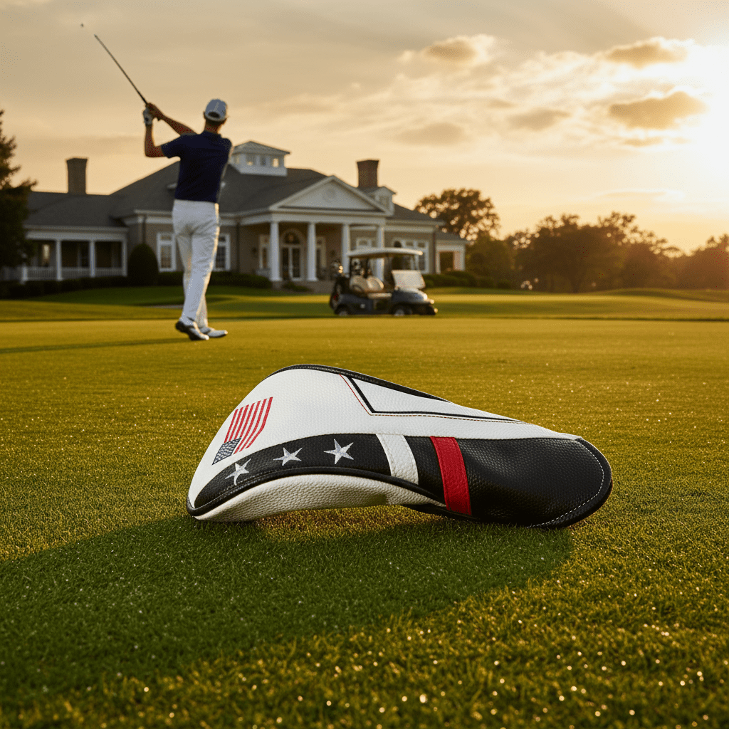 USA Synthetic Leather Golf Headcover